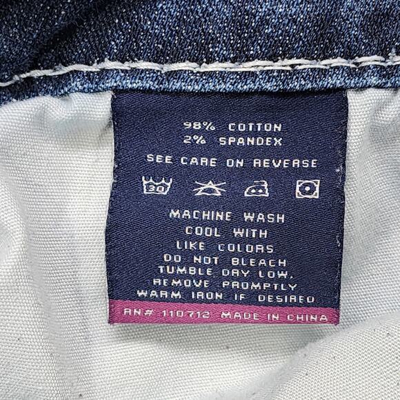 Vigoss Jeans Womens 22/33L Blue The Chelsea Low Rise Slim Boot Cut Stretch Denim - Picture 11 of 16